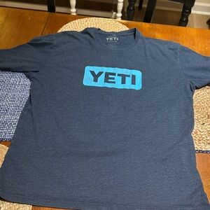 YETI Men's Dark Blue Tee